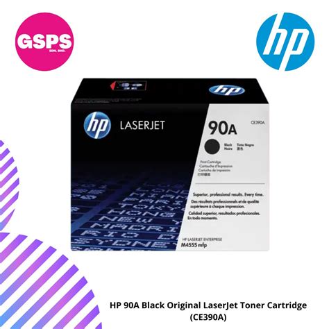 Hp 90a Black Original Laserjet Toner Cartridge Ce390a Gs Premium Stores