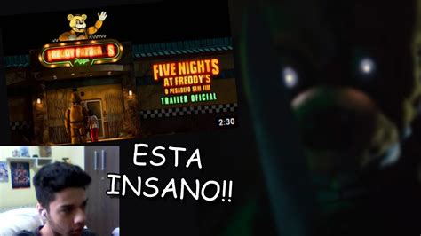 Finalmente Chegou Reagindo Ao Trailer De Five Nights At Freddys O Pesadelo Sem Fim React