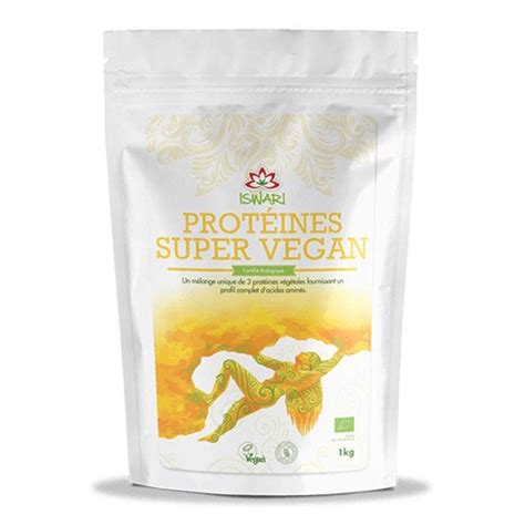 Protéines Super Vegan Bio Protéine Végétale 250g Iswari Easypara