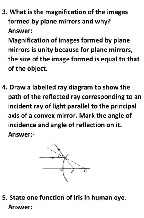 What Is The Magnification Of The Images Formed By Plane Mirrors And Wh