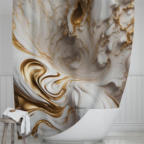 Gold Shower Curtain Etsy