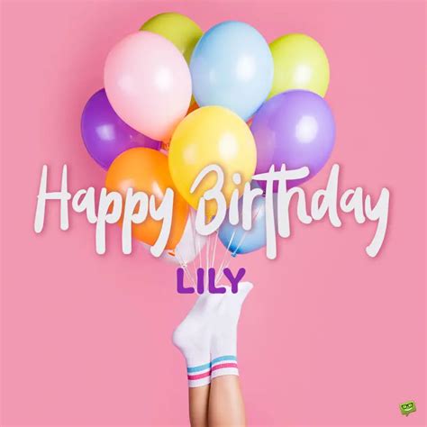 Happy Birthday Lily Images And Wishes To Share With Her