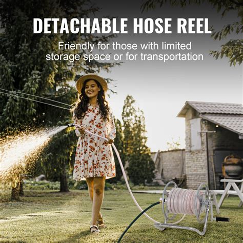 Vevor Hose Reel Cart Hold Up To 200 Ft Of 58 Hose Hose Not