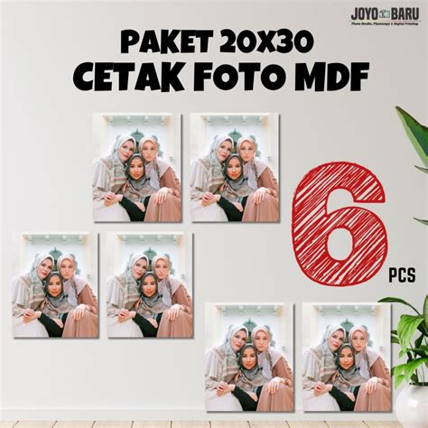 Jual Paketan Cetak Foto Mdf L Cetak Foto Hiasan Dinding Minimalis