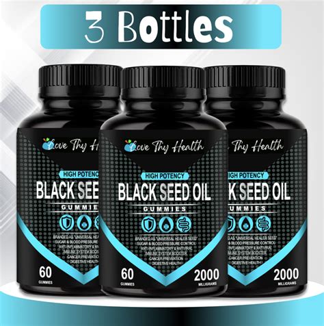 Love Thy Health Black Seed Gummies 60 Gummies Per Bottle Lazada PH