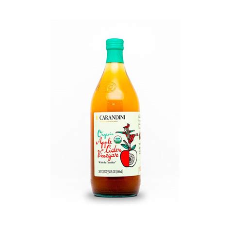 Vinagre Orgánico De Manzana 1lt Carandini