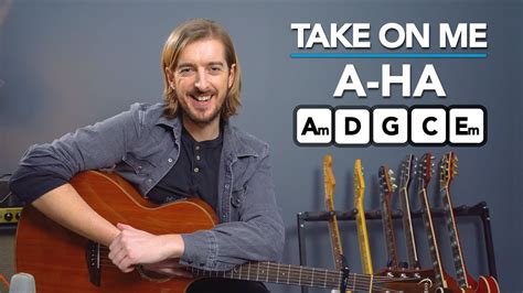 a-Ha "Take On Me" Acoustic Guitar Lesson Tutorial - Guitar Academies