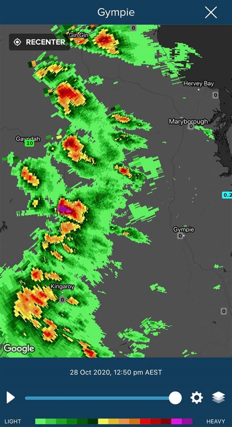 Gympie Weather - The Bom/weatherzone radar is looking very...