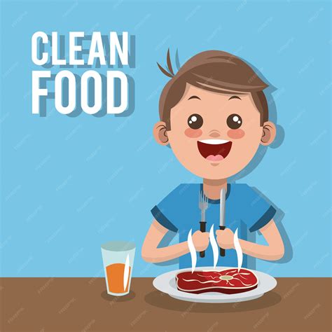 Premium Vector | Clean food