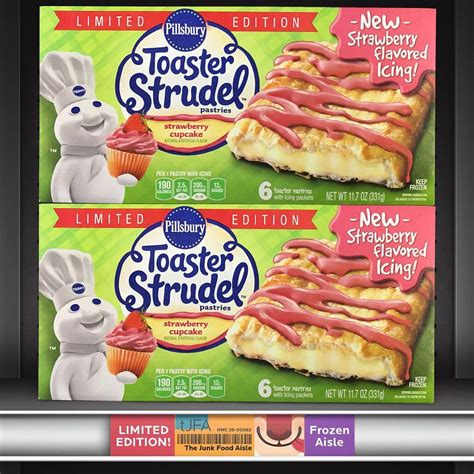 Strawberry Cupcake Toaster Strudels The Junk Food Aisle