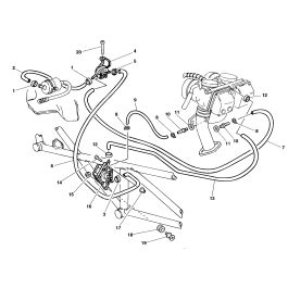 16A POMPE A CARBURANT POUR MONSTER 900 CROMO 1998 Esprit DUCATI La