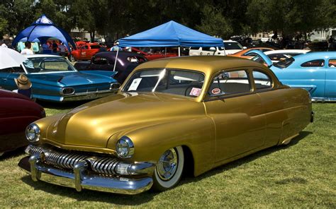 1951 Mercury Coupe Lead Sled Gold Fvl Ford Products Antique Automobile Club Of America