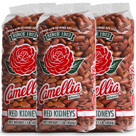 Camellia Brand Dry Red Kidney Beans 1lb 3 Pack 683405291930