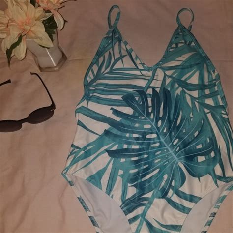 Cupshe Swim Story Of Beach Leaves Onepiece Swimsuit Poshmark