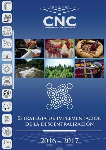 Estrategia de implementación de la descentralización 2016 2017 by