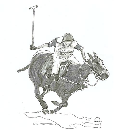 Polo Player sketch by csm9044 on DeviantArt