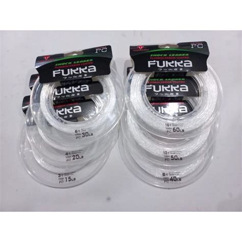 Jual Senar Shock Leader Murah M Fukka Fluorocarbon Coated