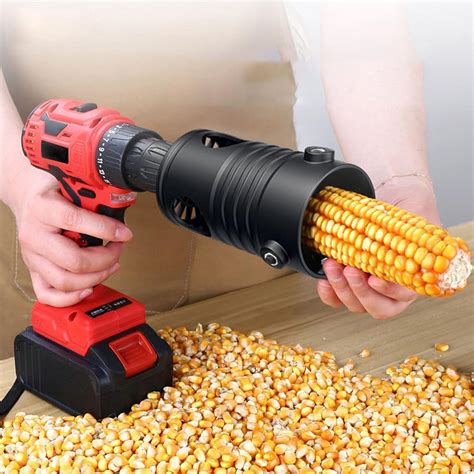 Stronrive Corn Decobbing Tool | Adjustable Corn Thresher Corn Cob