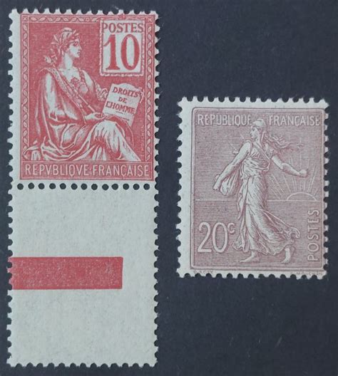 France Période semi moderne lot de 2 timbres Yvert 112 Catawiki