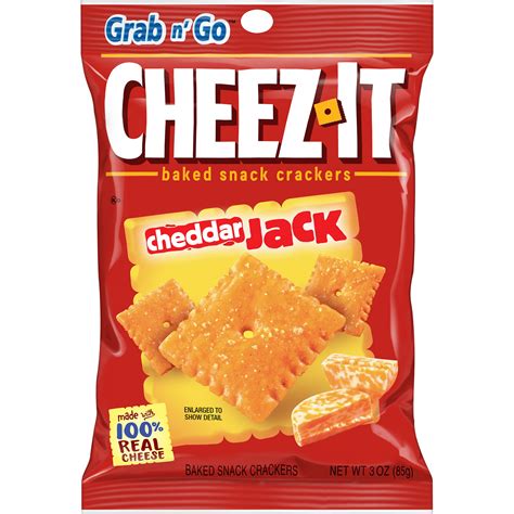 Cheez It Cheddar Jack Snack Crackers Smartlabel