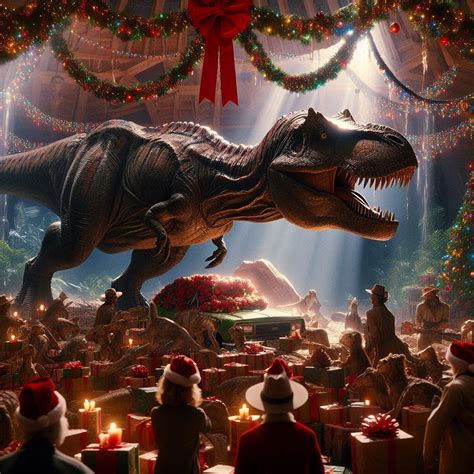 A Jurassic Christmas By Prehistoricpark96 On Deviantart