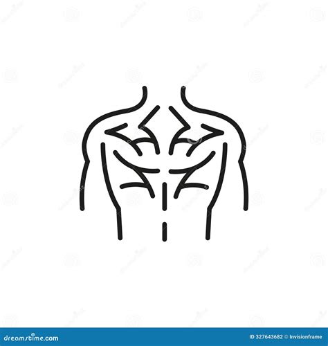 Muscular Man Torso Bodybuilder Is Posing In The Colorful Neon Light With Naked Muscular Torso