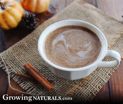 Healthy Real Pumpkin Spice Latte – Growing Naturals