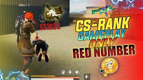 Cs Rank Gameplay Only Red Number Free Fire Clash Squad Rank Gameplay