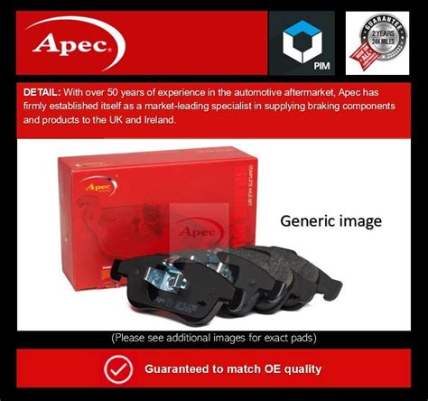 Brake Pads Set Fits Renault Kangoo Fw Mk Front On Aq