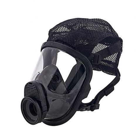 Msa Full Face Respirator Silicone Push To Connect L Mask Size Polyester Advantage 4100