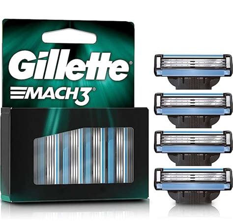 Amazon Gillette Mach Cartucho De Afeitar Recambios Con Cuchillas