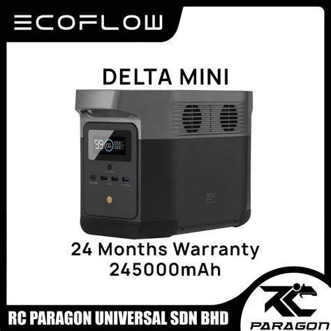 Ecoflow Delta Mini Portable Power Station 1440w Peak 2100w 882wh Fast Charging Lazada