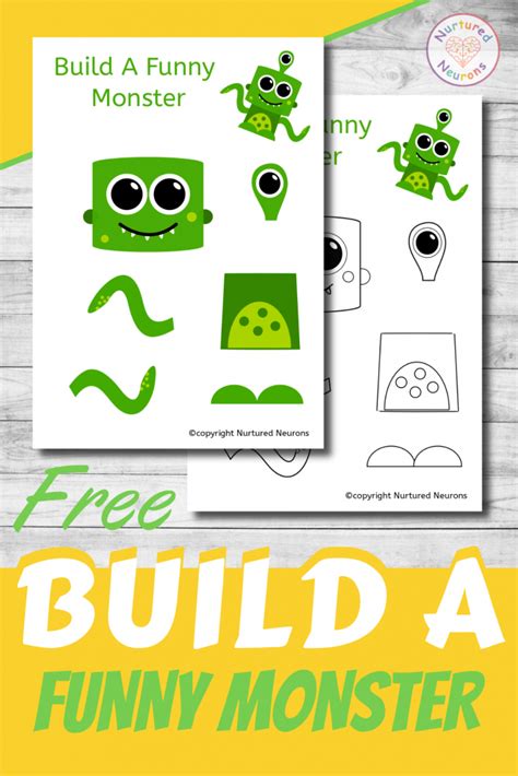 Build A Monster Printable