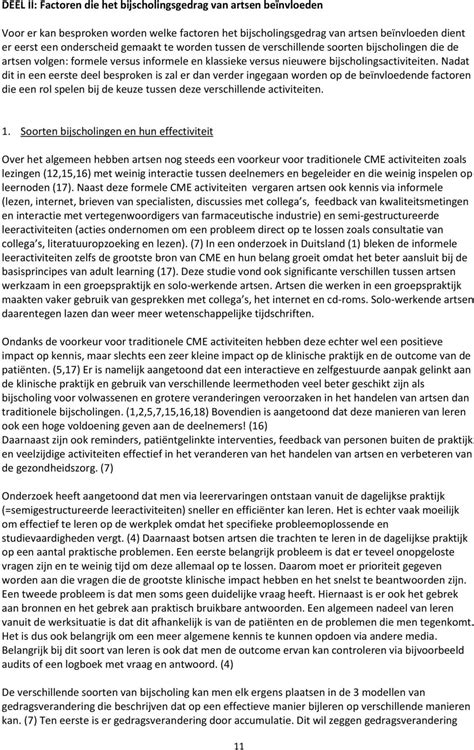 Factoren het bijscholingsgedrag van huisartsen beïnvloeden PDF