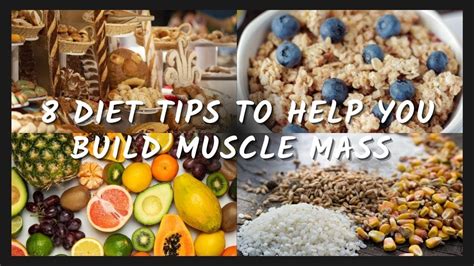 8 Diet Tips To Help You Build Muscle Mass - YouTube