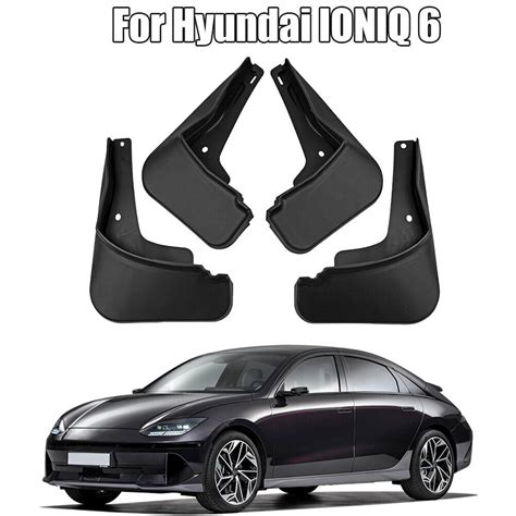 4pcs Black Splash Guards Mud Flaps Guards For Hyundai Ioniq 6 2022 Ebay