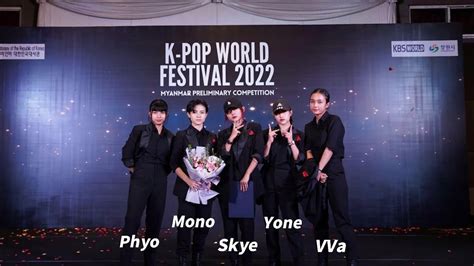 ChangWon Kpop World Festival 2022 Myanmar Winner RCM TheMyst