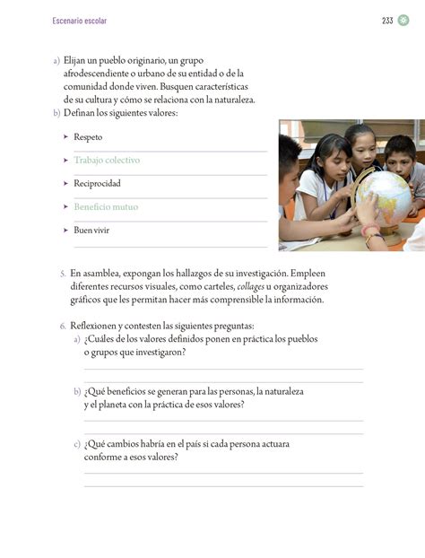 Proyectos Escolares Sexto Grado P Gina De Libros De Texto