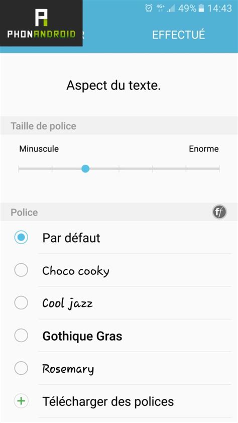 Comment changer la police d écriture de votre appareil Android