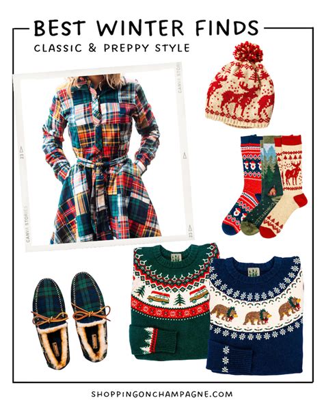 Best New England Preppy Winter Style Shopping On Champagne Nancy