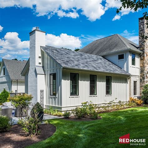 Board and batten siding for a new, luxury home addition in East ...