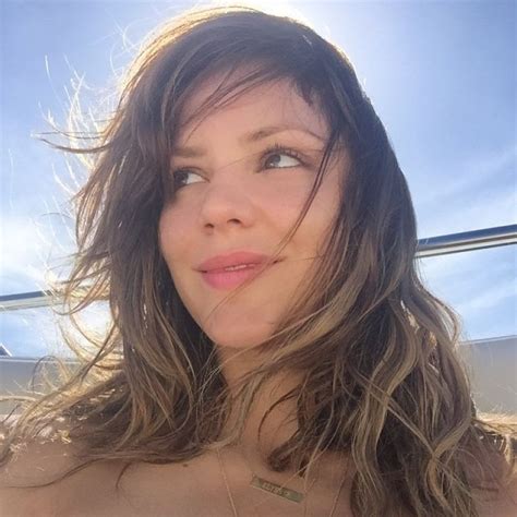 KATHARINE MCPHEE Selfies In Bikini On A Boat HawtCelebs