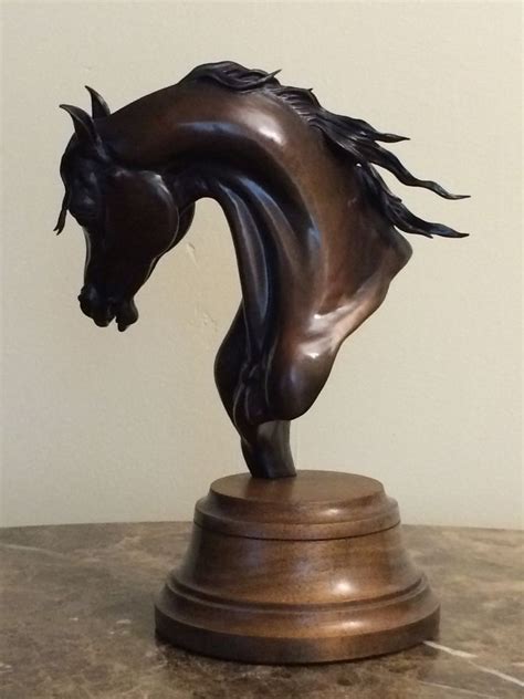 Arabian Horse Head Sculpture