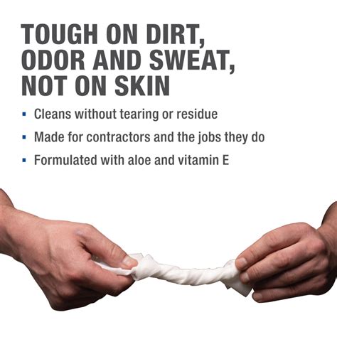 Hercules® For Body™ Jobsite Wipes Oatey
