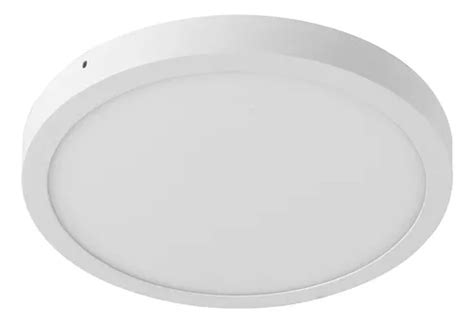 Plafon Led Sobrepor Redondo Aluminio Branco W Yamamura Parcelamento