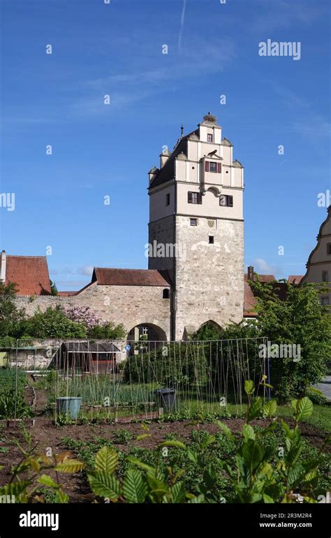 Noerdlinger Tor In Dinkelsbuehl Stock Photo Alamy