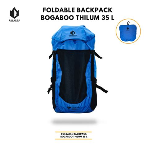 Jual Cod Foldable Backpack Bogaboo Liter Thilum Tas Gunung Lipet