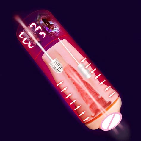 Automatic Intelligent Male Masturbator Hand Free Heating Pocket Pussy With Strong Sucking Cup