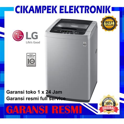 Jual Mesin Cuci Lg Top Loading Kg T Vspck Smart Inverter Shopee