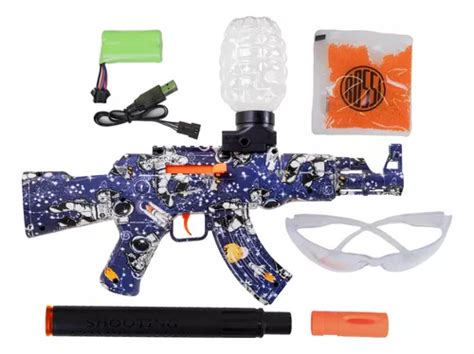 Arma De Gel Bolinhas Orbeez Rifle Ak47 Elétrico Rossi Autom Frete grátis